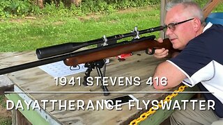 @Dayattherange Flyswatter challenge with my 1941 Stevens 416 with a 12x Fecker