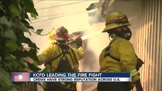 KCFD Aiding in Southern California Firefight