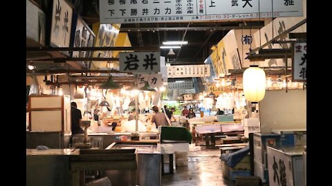170805 Japan Tokyo Tsukiji Fish Market Inner & Outer Market