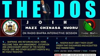 RADIO BIAFRA SPECIAL PROGRAM