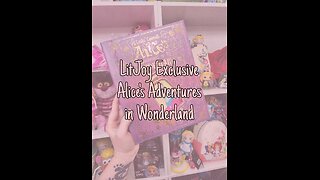 LitJoy Exclusive Alice's Adventures in Wonderland Book