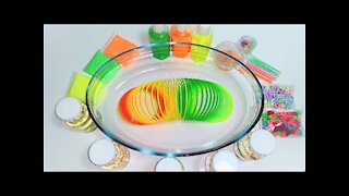 Mixing Rainbow Slime | Mixing Slime | Relaxing Satisfying Slime | #15