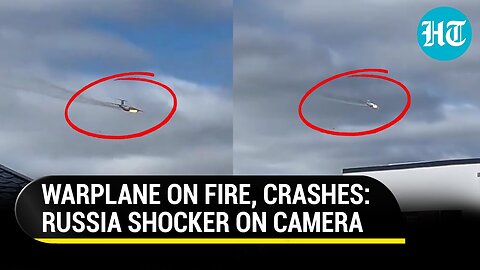 Russia War: Military Plane Catches Fire, Crashes Hours After Huge Ukraine Drone Attack; 'None Alive'