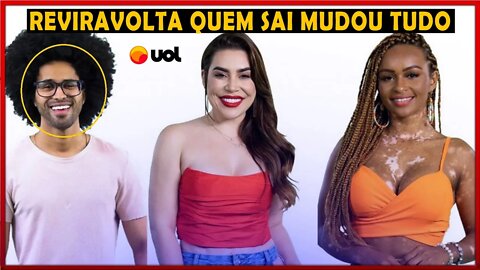 ENQUETE UOL BBB22 REVIRAVOLTA QUEM VAI SAIR DO 1º PAREDÃO ENTRE LUCIANO NAIARA E NATALIA DEODATO