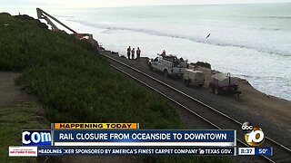 Rail closure from Oceanside to San Diego