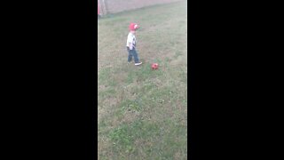 Toddler soccer master