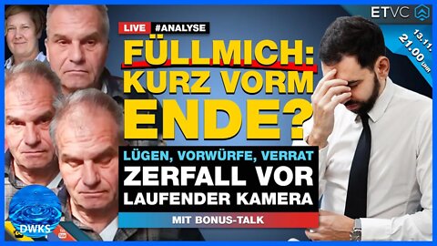 Fuellmich kurz vorm Ende - Lügen, Vorwürfe, Verrat - Zerfall vor laufender Kamera