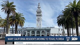 Many California residents moving to Texas, Florida