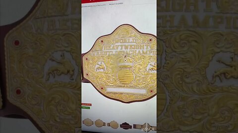 Why Was The New WWE Shop Crumrine Big Gold Belt Pulled From WWE Shop!?! #shorts