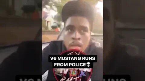 Mustang driver fleeing police #shorts