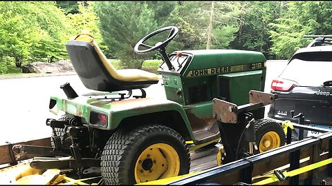 Deck Roller Flying Through the Air John Deere 316