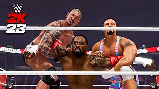 WWE 2K23 MyRISE -MY FACTION VS A SUPER TEAM!!