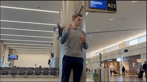 Learning a Yo-Yo Trick in an Airport