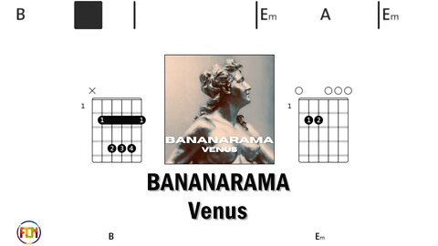 BANANARAMA Venus - Guitar Chords & Lyrics HD