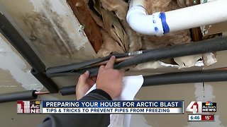 Preparing your house for frigid temps