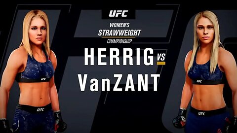 EA Sports UFC 3 Gameplay Paige VanZant vs Felice Herrig