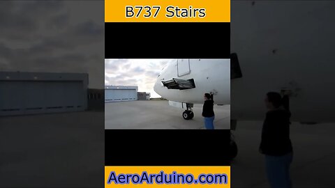 Can't Believe Boeing B737 Hidden Stairs #Aviation #AeroArduino