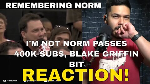 I'm not Norm passes 400k subscribers and reacting to David Letterman's homage to Norm