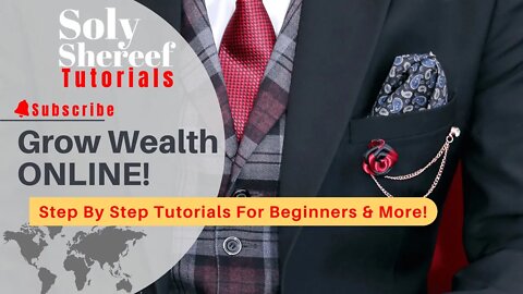 Soly Shereef Making Money Online Step by Step Tutorials!