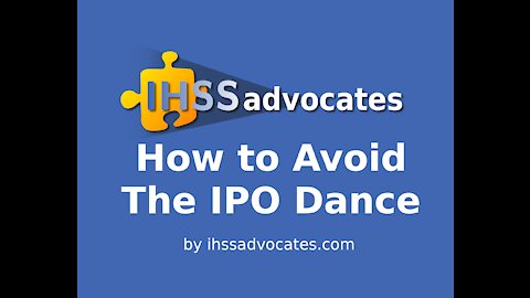 How to Avoid The IPO Dance