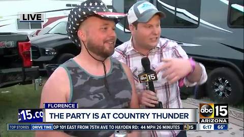 Fans gathered in Florence for Country Thunder