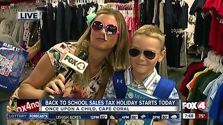 Back to school sales tax holiday underway