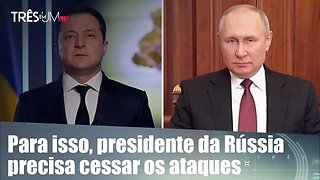 Presidente da Ucrânia propõe desistência da Otan a Putin