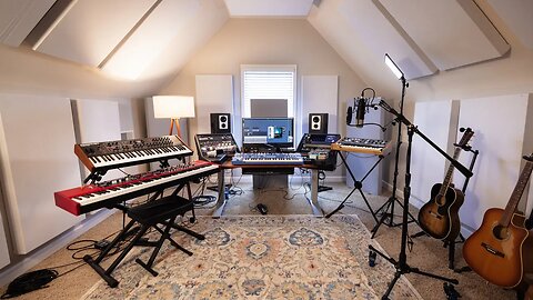 EPIC HOME STUDIO SETUP 2023 | John Strandell (studio tour)