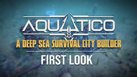 AQUATICO | The Deep Sea Survival City Builder | First Look (Demo)