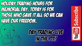 Day Trading Futures RTH Live Stream