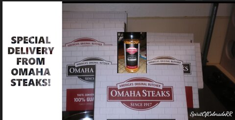 SPECIAL DELIVERY FROM OMAHA STEAKS!