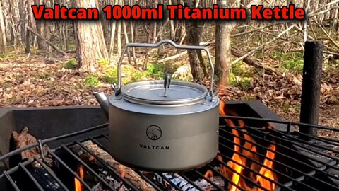 Valtcan 1000ml Titanium Kettle Camping Pot - Review