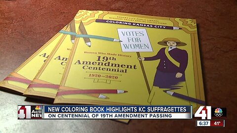 Coloring books for 19th Amendment anniversary available at KC libraries