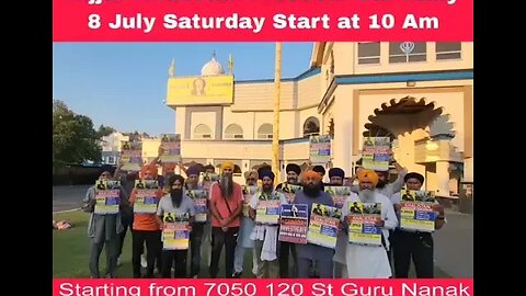 Shaheed Nijjar Khalistan freedom Rally Surrey July8