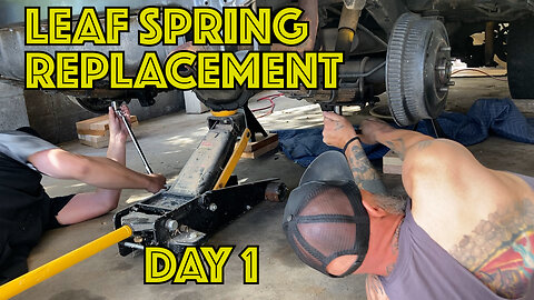 Steve Gets New Leaf Springs! Will There Be Power Tools Involved?