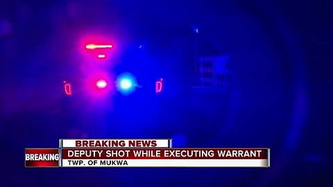 Deputy wounded while executing search warrant