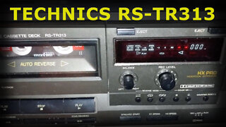 Technics RS-TR313 - vintage double auto reverse cassette deck w Dolby B-C HxPro