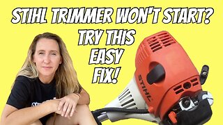 Stihl trimmer won't start or has no power? How to adjust the valves on a Stihl 4 mix. Repair Vlog