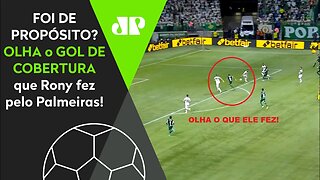 GOLAÇO GENIAL ou SEM QUERER? OLHA o "GOL MALUCO" que Rony fez em Palmeiras x Coritiba!