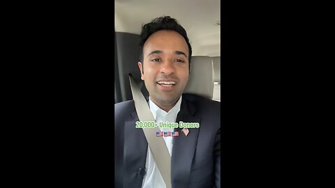 20,000+ Unique Donors: Vivek Shares the Great News from NH