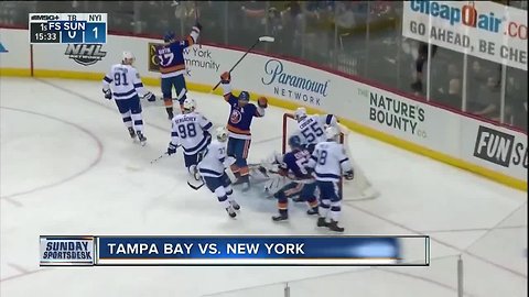 Casey Cizikas and Cal Clutterbuck help New York Islanders beat Tampa Bay Lightning 5-1