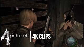 Los Ganados Assault The Cabin | Resident Evil 4 | 4K Clips