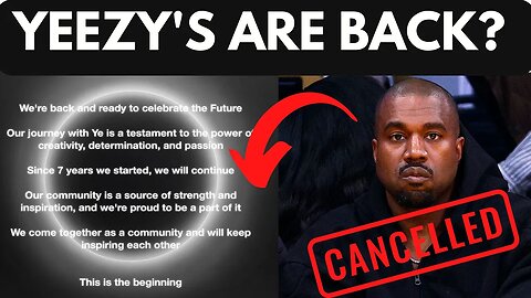 Yeezy's are coming back and Kanye West gets sued over Donda Academy...