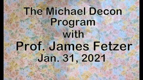 The Michael Decon Show (31 January 2021) with The Professor
