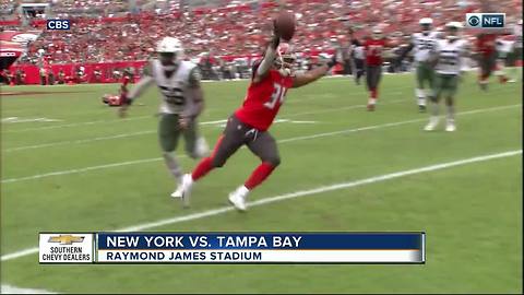 Ryan Fitzpatrick helps Tampa Bay Buccaneers beat New York Jets 15-10, end 5-game skid