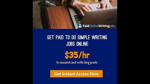 Get Paid To Do Simple Writing Jobs Online