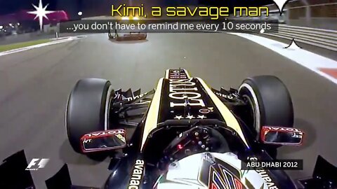 Kimi Raikkonen is savage