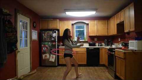 Talented Hula Hoop Artist Demonstrates Her Incredible Skills