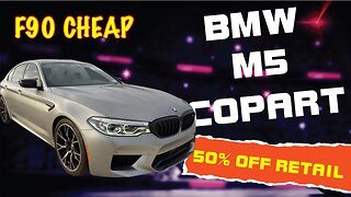 2019 BMW M5 Competition for Half of Retail! Copart Rebuild