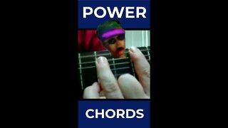 Power Chords on Guitar by Gene Petty #Shorts